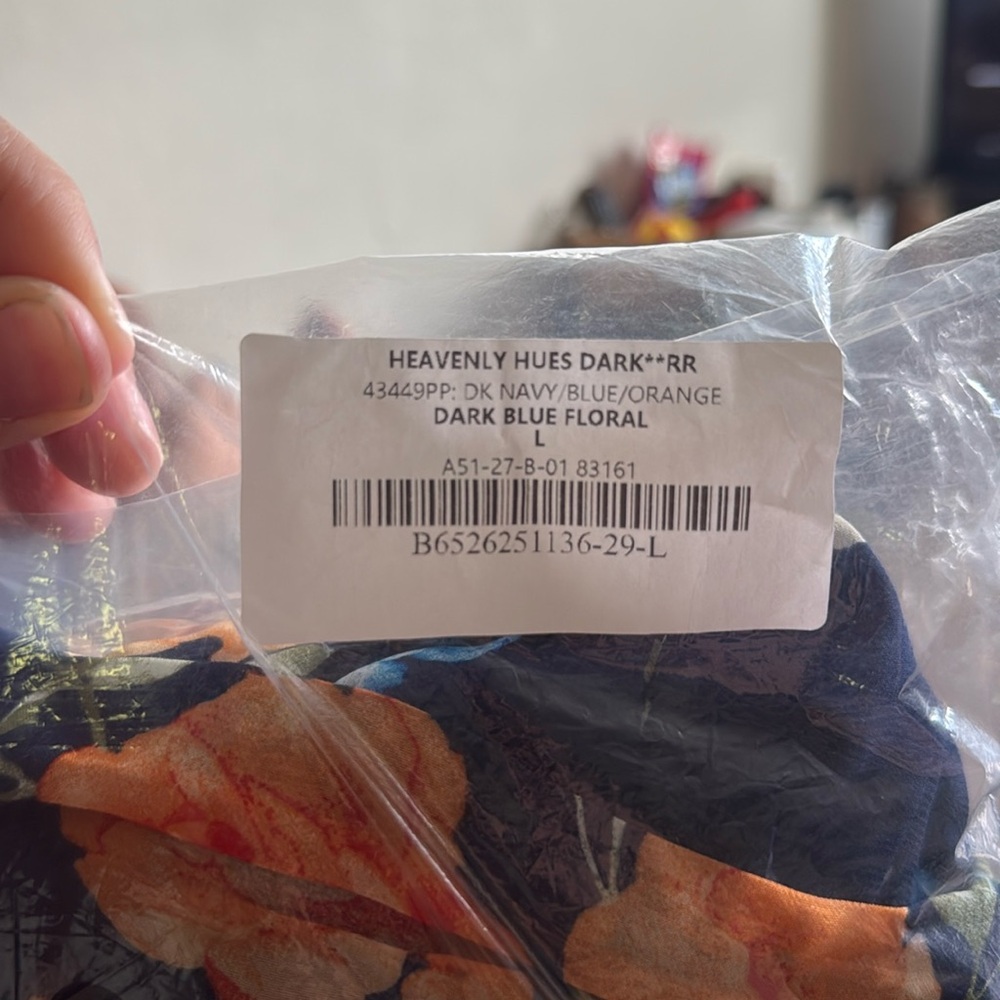 Lulus Heavenly Hues Dark Blue Floral Maxi Dress (L) - Picture 4 of 4